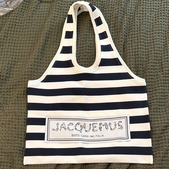 Jacquemus Marcel striped tote bag - Picture 1 of 6